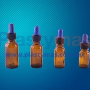 Gotero ambar vidrio 30ml 20ml 15ml 10ml