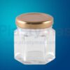 Hexagonal 45ml vidrio