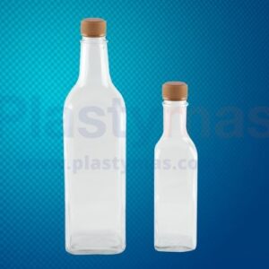 Tequilera cuadrada 750ml 250ml